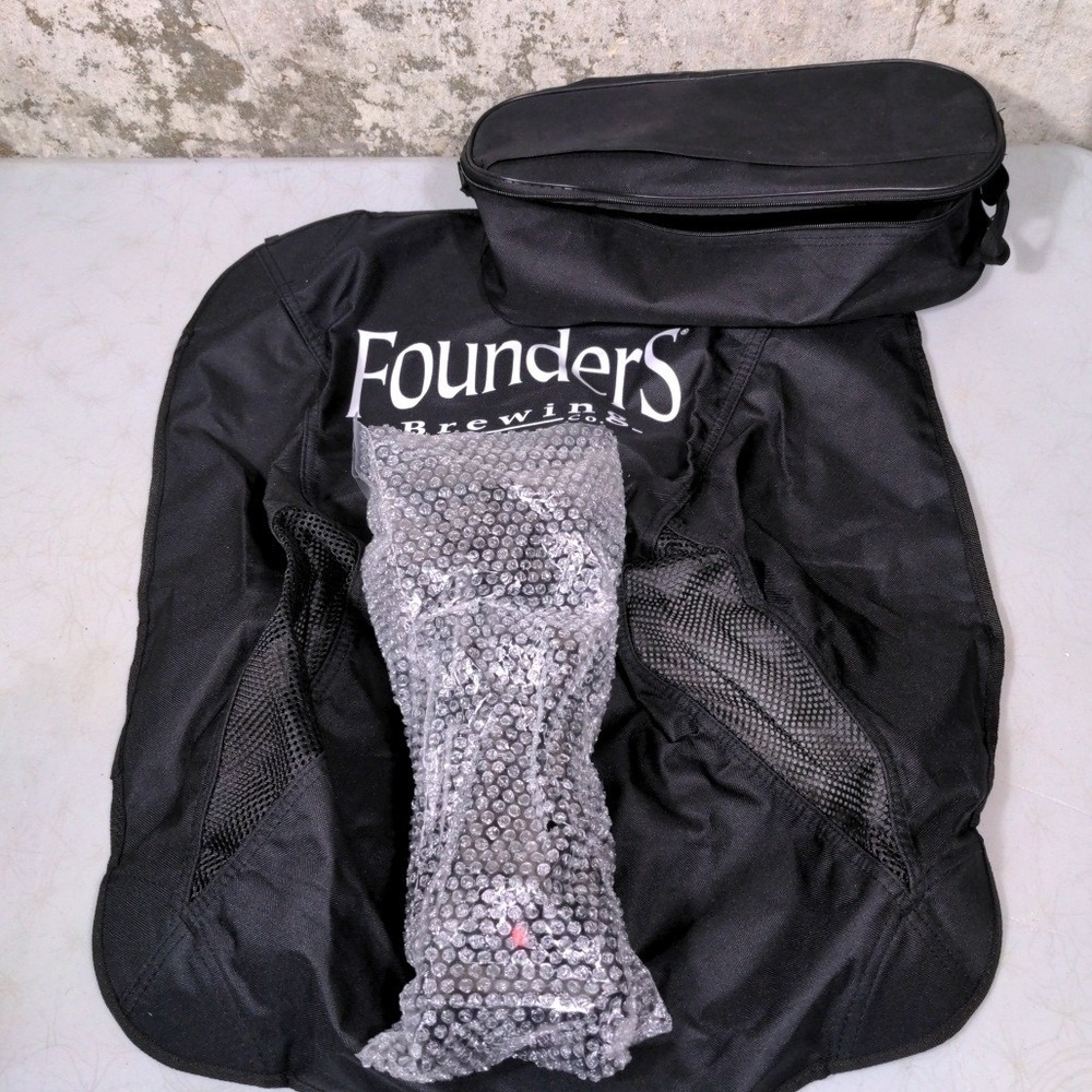 Founders Brewing Co Portable Folding Camp Chair Black Outdoor Tailgate New